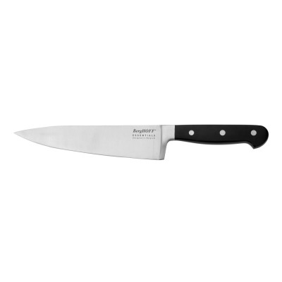 Cutitul bucatarului BergHOFF Solid, 20 cm, Otel, Argintiu/Negru HighLine Cooking foto