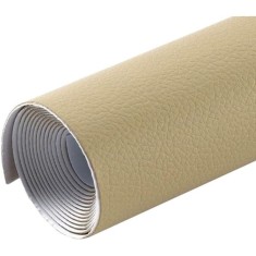 Rola de piele PU autoadeziva pentru repratii, 60 x 110 cm, crem