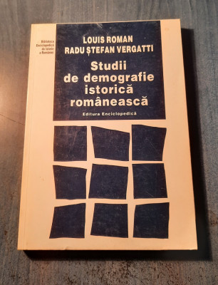 Studii de demografie istorica romaneasca Louise Roman foto