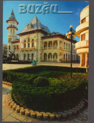 CPIB 20778 CARTE POSTALA - BUZAU. PALATUL COMUNAL foto