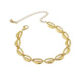 Cumpara ieftin Bratara placata cu aur Scoici