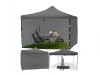 Pavilion de gradina Sunwaal, gri, 300 x 300 cm, MalTec 111248