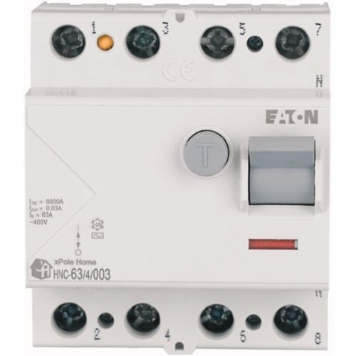 Diferential 63A 4P 30mA 6kA Xpole Eaton HNC-63 4 003-A