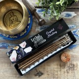 Betisoare parfumate din tamaie Tribal Soul cu suport Ceramic - Vindecare cu cristale