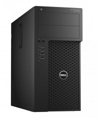 Workstation Dell Precision 3620 Tower, Intel Core i7 7 7700 3.3 GHz, 16 GB DDR4; 1 TB SSD SATA; Placa Video nVidia Quadro P600, 2 GB GDDR5; Windows foto