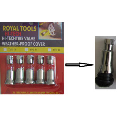 Imbracaminte cromata pentru valve (set 5 buc)