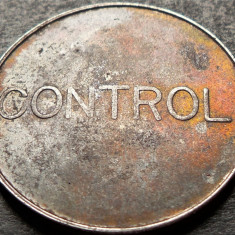 Moneda / Jeton Telefonic Control - ROMANIA, anii 60-70 *cod 2365 A