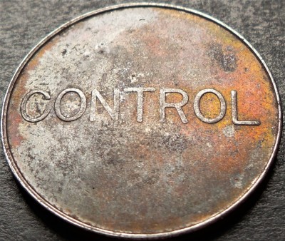 Moneda / Jeton Telefonic Control - ROMANIA, anii 60-70 *cod 2365 A foto