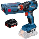 Bosch GDX 18V-200 + GBA - Masina de insurubat cu impact patrat 1/2 inch si hexagon interior 1/4 inch 200 Nm M6-M16 valiza speciala + Acumulator Li-Ion
