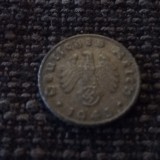 Germania Nazistă 5 reichspfennig 1943 F (Stuttgart)