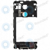 LG Nexus 5X (H790, H791) Husa mijlocie albă incl. Modul difuzor + Amprentă