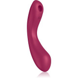 Satisfyer Curvy Trinity 1 vibrator cu stimularea clitorisului red 17,5 cm