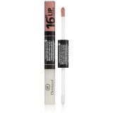 Dermacol 16H Lip Colour ruj si luciu de buze cu persistenta indelungata 2 in 1 culoare 14 4.8 g