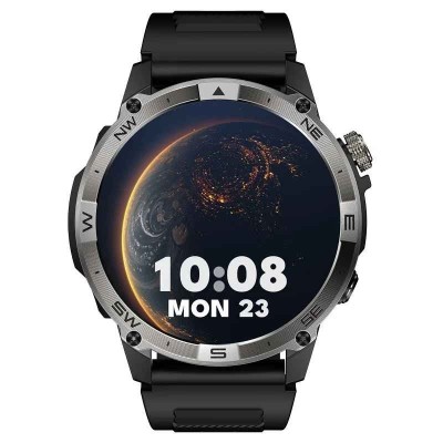NORTH EDGE HK08 Smartwatch GPS 1.43 AMOLED, Bluetooth Call, Altimetru, Barometru, Compas, Monitorizare Puls, Oxigen, Somn, 7 Zile Baterie, Fitbeing Ap foto