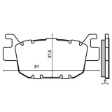 Placute Frana Fata Honda SH 125 150 (2009-) MX_NEW