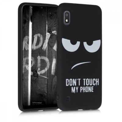 Husa pentru Samsung Galaxy A10, Silicon, Negru, 50035.02 foto