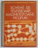 SCHEME DE TELEVIZOARE , MAGNETOFOANE , PICUPURI de M. SILISTEANU si I. PRESURA ,VOLUMUL I : SCHEME DE TELEVIZOARE , 1971 *MINIMA UZURA