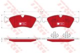 Set placute frana,frana disc MERCEDES E-CLASS (W211) (2002 - 2009) TRW GDB1642DTE