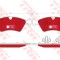 Set placute frana,frana disc MERCEDES GL-CLASS (X164) (2006 - 2012) TRW GDB1642DTE