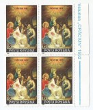 |Romania, LP 1304/1992, Craciun, bloc 4, MNH, Nestampilat