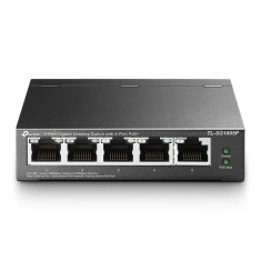 Switch 4 porturi PoE Gigabit, 1 port RJ45 Gigabit, Unmanaged - TP-Link TL-SG1005P