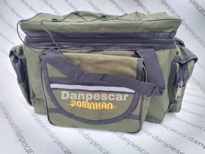 Geanta ROBINHAN pentru accesorii pescuit la crap sau spinning cu separeuri foto