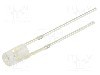 Dioda LED, 3mm, galbena, 220...300mcd, 5mA, 1,9...2,4V DC, OPTOSUPPLY - OSY5PA3HA1F