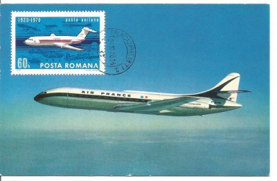 No(2) ilustrata maxima-AVIONUL SE 210 CARAVELLE foto