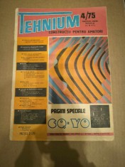 Revista Tehnium Nr 4 - 1975 - Pagini speciale CQ-YO