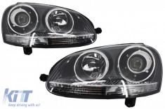 Faruri VW Golf 5 V Mk5 (2003-2007) Jetta (2005-2010) GTI R32 Design Chrome RHD foto