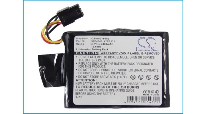 Cameron Sino 3400mAh IBM 2780,5580,5708,5780,39J5555,74Y6773,74Y9340,97P4847,74Y6870,Power 720 Baterie