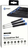 Set Surubelnite Service iFixit Marlin, 15 Bucati, IF145-462-1, Profesional, Reparatii Telefoane, Laptopuri, Tablete