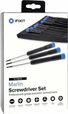 Set surubelnite service iFixit Marlin Screwdriver Set 15 buc IF145-462-1 foto