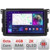Navigatie Smart 2005-2010 C-SMART05 Android Octa Core Ecran 2K QLED GPS 4G 4+32GB 360 KIT-smart05+EDT-E409-2K CarStore Technology