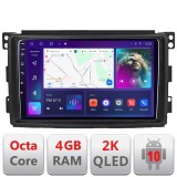 Navigatie Smart 2005-2010 C-SMART05 Android Octa Core Ecran 2K QLED GPS 4G 4+32GB 360 KIT-smart05+EDT-E409-2K CarStore Technology