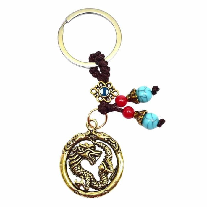 Amuleta cu dragon si nod mistic 2025