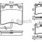 Set placute frana,frana disc VW TRANSPORTER IV platou / sasiu (70XD) (1990 - 2003) BOSCH 0 986 494 041