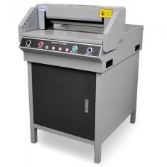 Ghilotina electrica 450V, Aparat Pentru Taiat Hartie, Automat, Reglabil, Dimensiuni Diferite, Stand