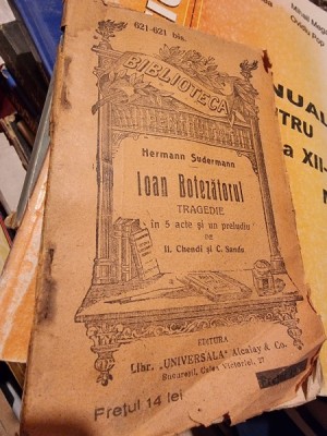 Ioan Botezatorul, tragedie in 5 acte - Hermann Sudermann foto