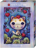 Puzzle 1000 piese Dreaming Strawberry Kitty, Heye