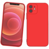 Husa Liquid soft touch compatibila cu Apple IPhone 12, Red - ALC&reg;, ALC MOBILE
