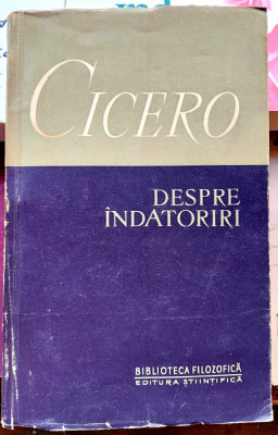 Despre indatoriri - Cicero foto