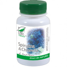 Spirulina si Chlorella 60cps Medica