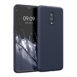 Husa Kwmobile pentru OnePlus 6T, Silicon, Albastru, 55347.53