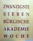 Die zwanzigste Siebenb&uuml;rgische Akademiewoche