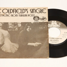 Mike Oldfield's Single (Theme From Tubular Bells) - disc vinyl vinil mic 7"
