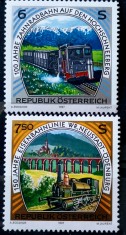 Austria 1997 transporturi tren locomotiva serie 2v. Nestampilata