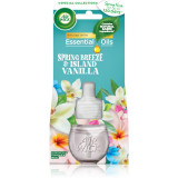 Air Wick Spring Fresh Spring Breeze &amp; Island Vanilla odorizant electric rezervă 19 ml