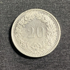 Moneda 20 rappen 1988 Elvetia