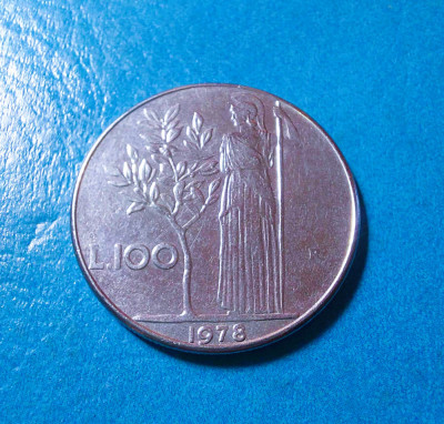 Moneda Italia - 100 Lire 1978 foto